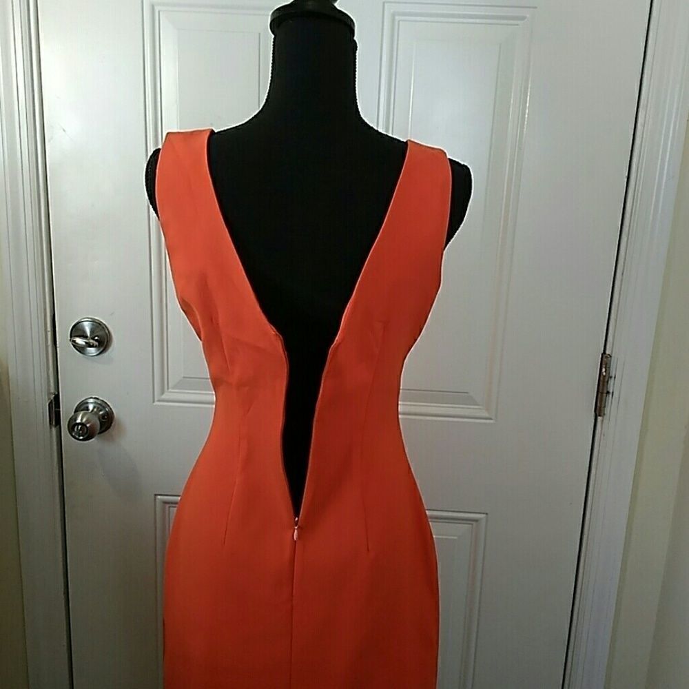 De'sire'e Orange sleeveless dress - Picture 5 of 7